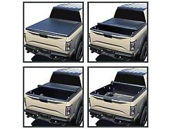 Roll Up Tonneau Cover; Black (15-19 Silverado 2500 HD w/ 6.50-Foot Standard Box)