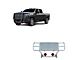 Rugged Heavy Duty Grille Guard with 7-Inch Red Round LED Lights; Black (20-23 Silverado 2500 HD)