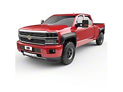 EGR Rugged Look Level 2 Fender Flares; Matte Black (15-19 Silverado 2500 HD)