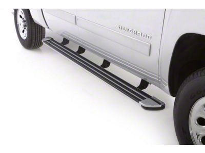 Crossroads Running Boards; Chrome (15-19 Silverado 2500 HD Crew Cab)