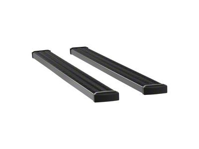 Grip Step 7-Inch Running Boards; Textured Black (20-24 Silverado 2500 HD Crew Cab)