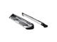 Stainless Side Entry Running Boards without Mounting Brackets; Polished (07-19 6.0L Silverado 2500 HD Crew Cab)