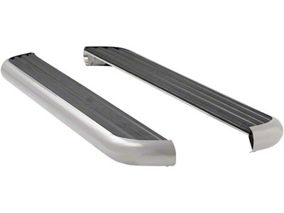 MegaStep 6.50-Inch Running Boards; Polished Stainless (15-19 Silverado 2500 HD Double Cab)