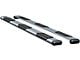 O-Mega II 6-Inch Wheel-to-Wheel Oval Side Step Bars; Silver (15-19 Silverado 2500 HD Double Cab w/ 8-Foot Long Box, Crew Cab w/ 6.50-Foot Standard Box)