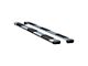 O-Mega II 6-Inch Oval Side Step Bars without Mounting Brackets; Silver (07-19 6.0L Silverado 2500 HD Extended/Double Cab w/ 8-Foot Long Box; 07-19 6.0L Silverado 2500 HD Crew Cab w/ 6.50-Foot Standard Box)