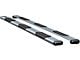 O-Mega II 6-Inch Wheel-to-Wheel Oval Side Step Bars; Silver (15-19 6.0L Silverado 2500 HD Crew Cab w/ 8-Foot Long Box)