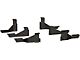 O-Mega II 6-Inch Oval Side Step Bars; Textured Black (15-19 Silverado 2500 HD Double Cab)