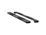 O-Mega II 6-Inch Oval Side Step Bars without Mounting Brackets; Textured Black (07-19 6.0L Silverado 2500 HD Regular Cab w/ 8-Foot Long Box; 07-25 Silverado 2500 HD Crew Cab)