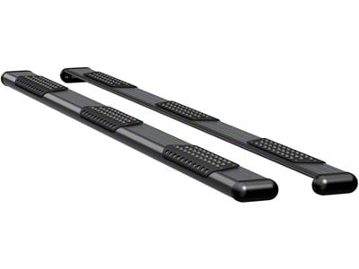 O-Mega II 6-Inch Wheel-to-Wheel Oval Side Step Bars; Rocker Mount; Textured Black (07-14 Silverado 2500 HD Extended Cab w/ 8-Foot Long Box, Crew Cab w/ 6.50-Foot Standard Box)