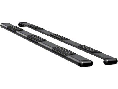 O-Mega II 6-Inch Wheel-to-Wheel Oval Side Step Bars; Textured Black (15-19 Silverado 2500 HD Crew Cab w/ 8-Foot Long Box)