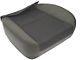 Seat Bottom Cushion and Cover Kit; Front Driver Side; Black (07-14 Silverado 2500 HD)