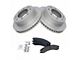 Semi-Metallic Performance Brake Rotor and Pad Kit; Front (11-19 Silverado 2500 HD)