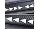 Sequential Triangle LED Third Brake Light; Black (15-19 Silverado 2500 HD)