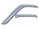 Tape-Onz Sidewind Deflectors; Front and Rear; Chrome (07-13 Silverado 2500 HD Extended Cab)