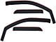 In-Channel Window Deflectors; Front and Rear; Smoke (07-14 Silverado 2500 HD Extended Cab)