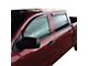 In-Channel Window Deflectors; Front and Rear; Smoke (15-19 Silverado 2500 HD Crew Cab)