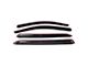 Side Window Deflectors; Smoked (15-19 Silverado 2500 HD Crew Cab)