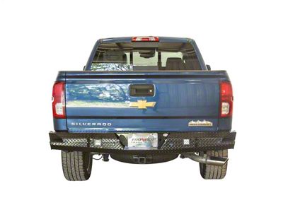 Sport Rear Bumper; Black (15-19 Silverado 2500 HD)