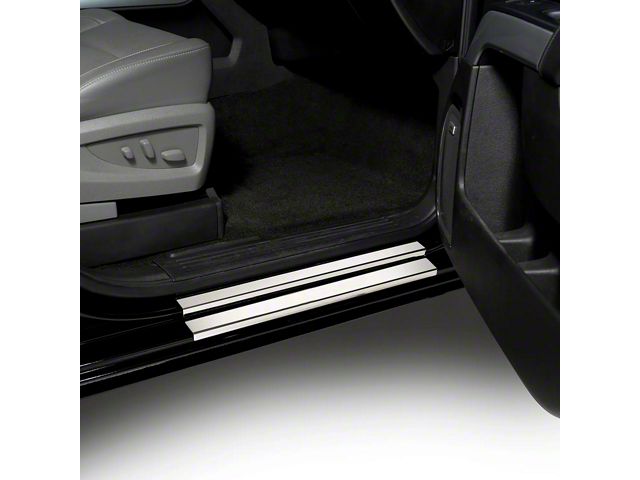 Putco Stainless Steel Door Sills (20-24 Silverado 2500 HD Regular Cab, Double Cab)