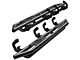 Star Armor Side Step Bars; Textured Black (07-19 Silverado 2500 HD Extended/Double Cab)