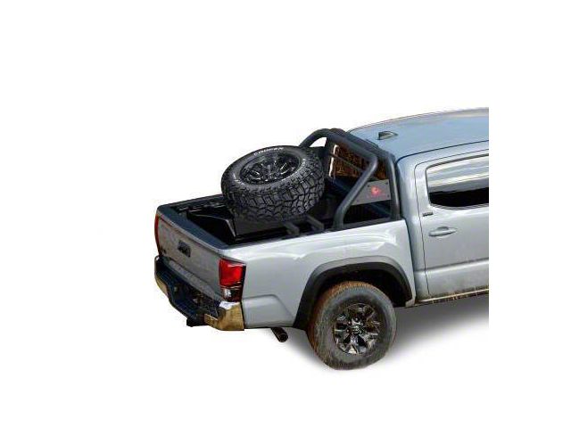 Stark Tire Carrier; Black (15-24 Silverado 2500 HD)