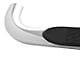 Platinum 4-Inch Oval Side Step Bars; Stainless Steel (07-14 Silverado 2500 HD Crew Cab)