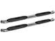 Pro Traxx 4-Inch Oval Side Step Bars; Stainless Steel (08-13 Silverado 2500 HD Extended Cab)