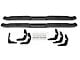 Pro Traxx 4-Inch Oval Side Step Bars; Black (07-14 Silverado 2500 HD Crew Cab)