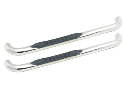 E-Series 3-Inch Nerf Side Step Bars; Stainless Steel (07-14 Silverado 2500 HD Regular Cab)