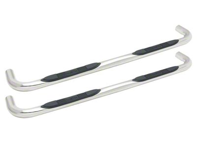 E-Series 3-Inch Nerf Side Step Bars; Stainless Steel (07-14 Silverado 2500 HD Extended Cab)