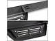 Drop Step Side Step Bars; Textured Black (07-19 Silverado 2500 HD Extended/Double Cab