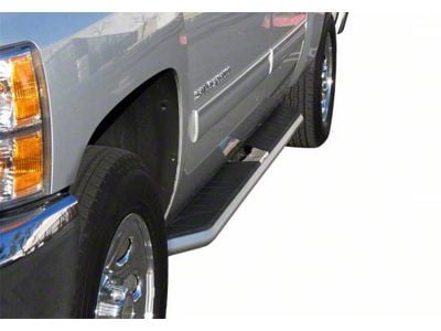 STX300 Running Boards; Stainless Steel (07-19 Silverado 2500 HD Crew Cab)