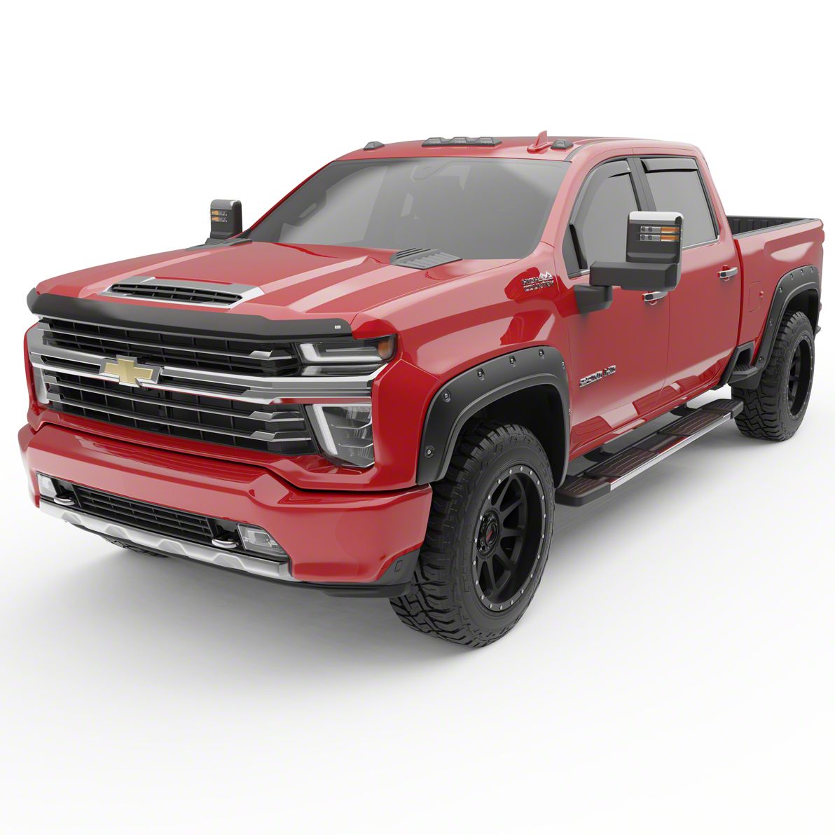 EGR Silverado 2500 Superguard Hood Guard; Dark Smoke 301881 (20-24 ...