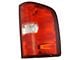 Tail Light; Chrome Housing; Red Lens; Passenger Side (07-14 Silverado 2500 HD)