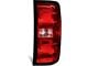 Tail Light; Chrome Housing; Red Lens; Passenger Side (15-19 Silverado 2500 HD w/o Factory LED Tail Lights)