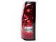 Tail Lights; Chrome Housing; Red/Clear Lens (04-06 Silverado 2500 HD)