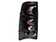 Tail Lights; Chrome Housing; Red/Clear Lens (04-06 Silverado 2500 HD)