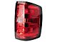 Tail Lights; Chrome Housing; Red Lens (16-19 Silverado 2500 HD w/ Factory Halogen Tail Lights)