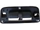 Tailgate Handle Bezel; Smooth Black; With Keyhole And Backup Camera (09-14 Silverado 2500 HD)