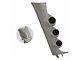 Triple A-Pillar Gauge Pod with Speaker Cutout; Tan (07-14 6.6L Duramax Silverado 2500 HD)