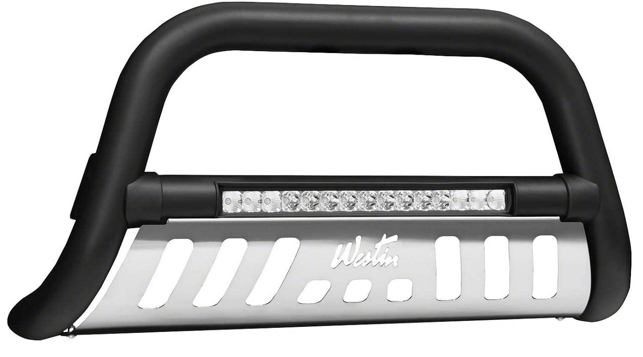 Silverado 2500 Ultimate LED Bull Bar; Textured Black (20-25 Silverado ...