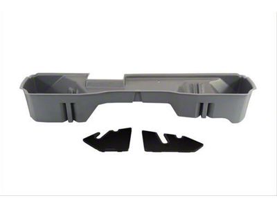 Underseat Storage; Ash Gray (15-19 Silverado 2500 HD Double Cab)