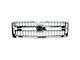 Upper Replacement Grille; Chrome and Black (07-10 Silverado 2500 HD)