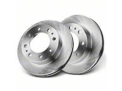 Vented 8-Lug Rotors; Front Pair (07-10 Silverado 2500 HD)