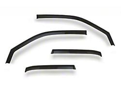 Ventgard Sport Window Deflectors; Carbon Fiber Look; Front and Rear (07-14 Silverado 2500 HD Crew Cab)