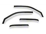 Ventgard Window Deflectors; Smoked; Front and Rear (07-14 Silverado 2500 HD Crew Cab)