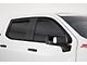 Ventguard Window Deflectors; Front and Rear; Smoked (20-24 Silverado 2500 HD Crew Cab)