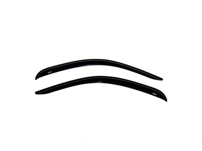 Ventvisor Window Deflectors; Front; Dark Smoke (07-14 Silverado 2500 HD Regular Cab)