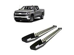 Vortex Running Boards; Aluminum (20-25 Silverado 2500 HD Double Cab)