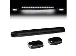 White LED Cab Roof Lights; Smoked (07-14 Silverado 2500 HD)